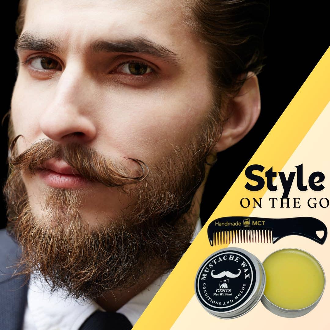 GENTS MUSTACHE WAX 30 ML (1 unit)