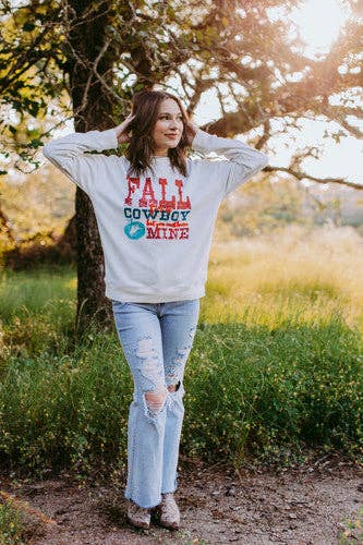 Fall for a Cowboy Reversible Sweatshirt