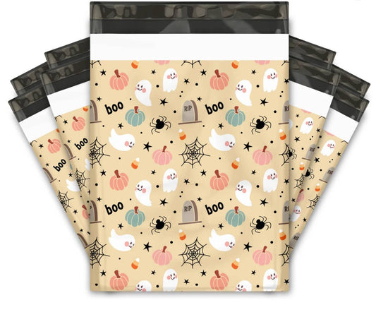 10x13 Boo Halloween Poly Mailer