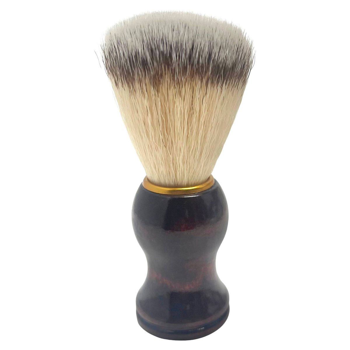GENTS Wood Synthetic Shaving Brush 4 1/4" Height 20 mm knot