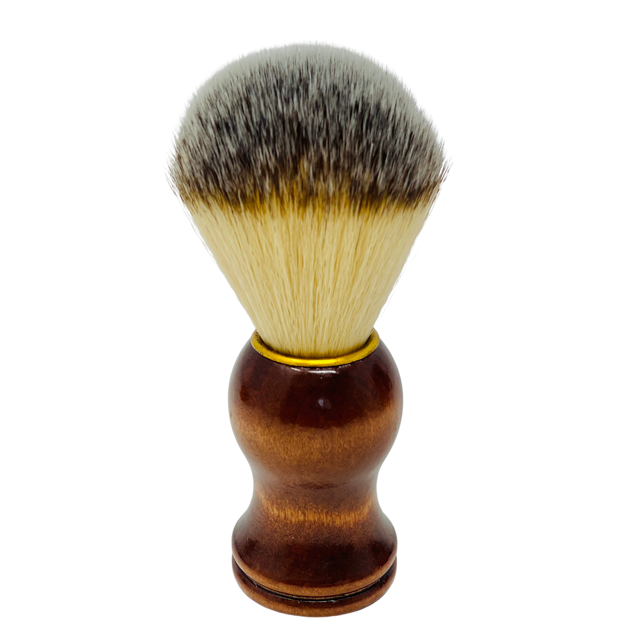 GENTS Wood Synthetic Shaving Brush 4 1/4" Height 20 mm knot