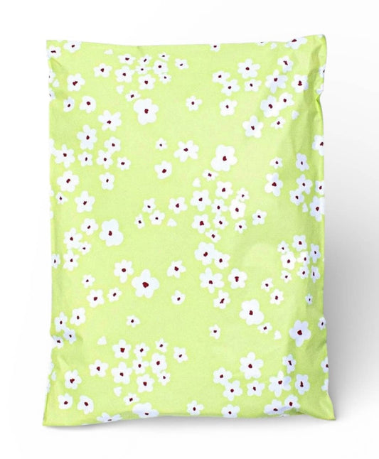 12x15.5 Green /White Floral