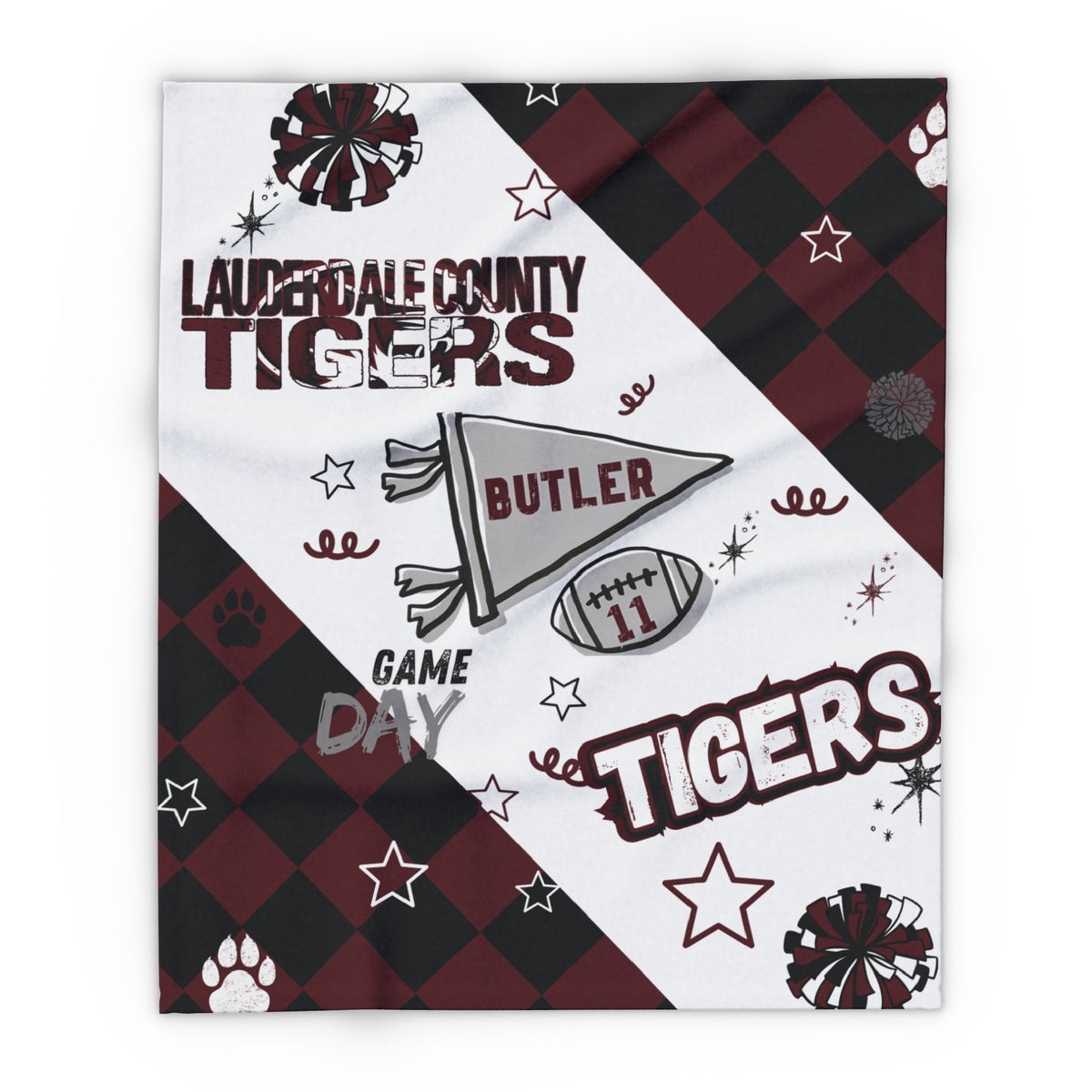 Lauderdale County Fleece Blanket