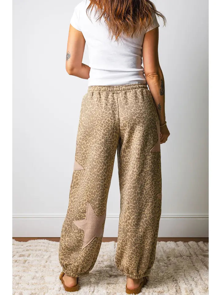 Leopard Joggers