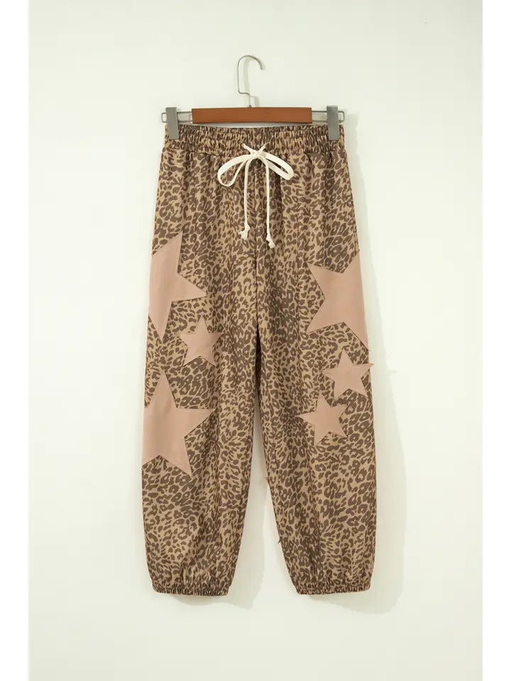 Leopard Joggers