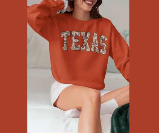Texas Camo Sweatshirt